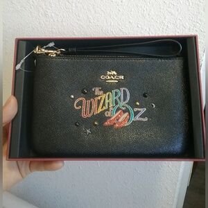 Coach Wizard Of Oz Black Wristlet